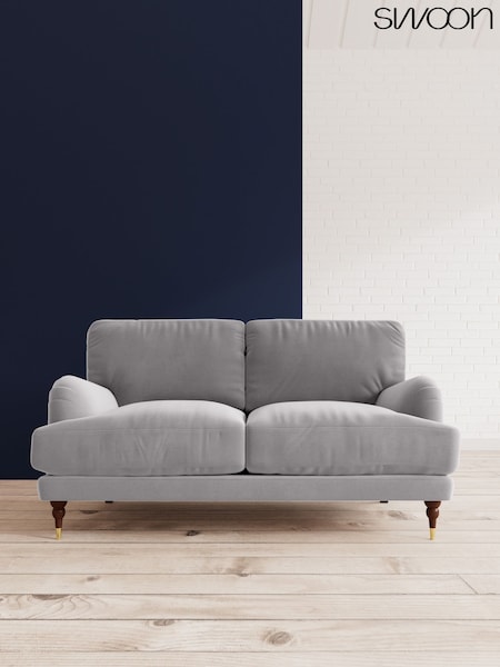 Easy Velvet/Silver Grey Charlbury By Swoon (U65365) | £1,549