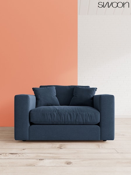 Smart Wool/Indigo Althaea By Swoon (U65416) | £1,149