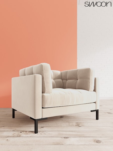 Easy Velvet/Taupe Landau By Swoon (U66013) | £1,199