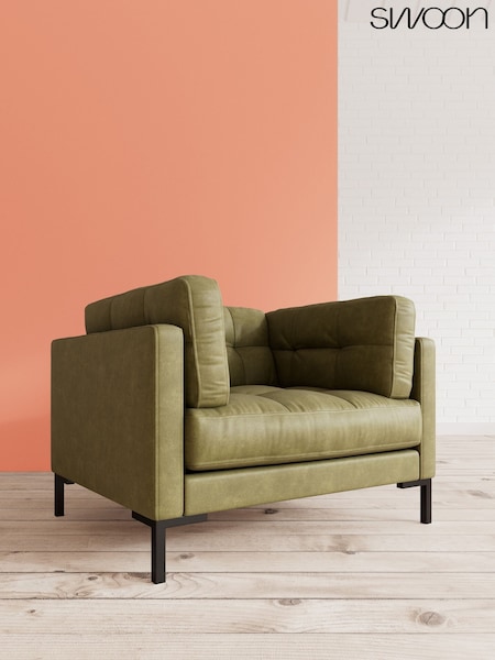 Smart Leather/Green Landau By Swoon (U66028) | £1,229
