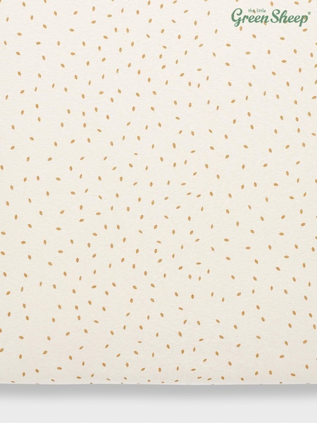 The Little Green Sheep Cream Kids Crib Fitted Sheet (U66629) | £18