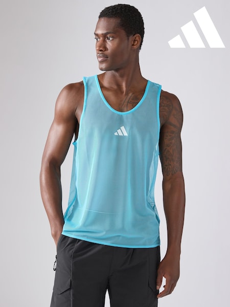 adidas Bright Blue Performance Vest (U66801) | £6