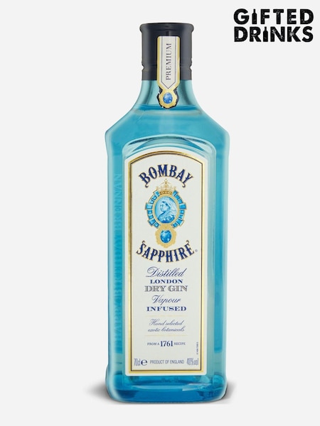 Personalised Bombay Sapphire Gin 70cl by Gifted Drinks (U68464) | £42