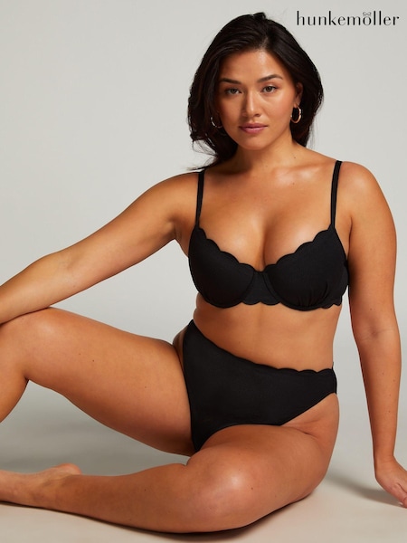 Hunkemoller Scallop Push-up Pink Underwired Bikini Top Cup A - E (U68841) | £34