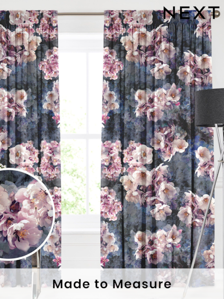 Amethyst Purple Pillar Velvet Made To Measure Curtains (U69017) | £109