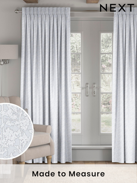 Silver Juno Made To Measure Curtains (U69025) | £109