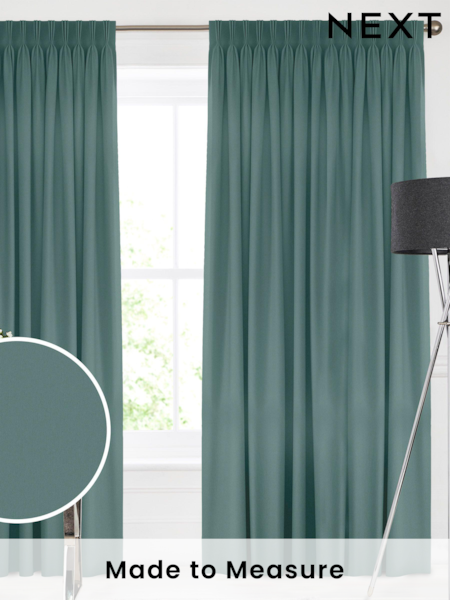 Teal Blue Montero Velvet Made To Measure Curtains (U69052) | £91