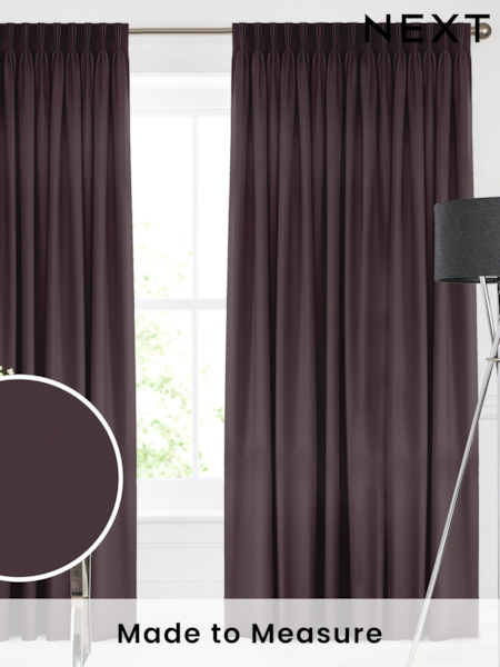 Purple Thistle Montero Velvet Made To Measure Curtains (U69053) | £91