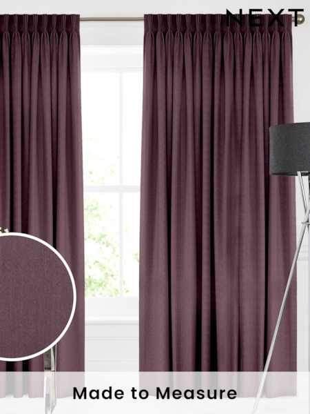 Grape Purple Trella Made To Measure Curtains (U69060) | £100