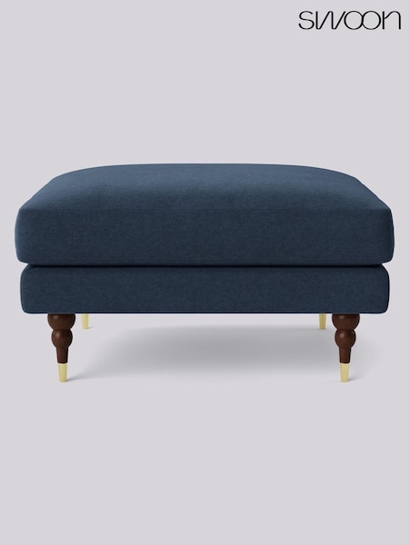 Swoon Blue Charlbury Ottoman (U70055) | £469