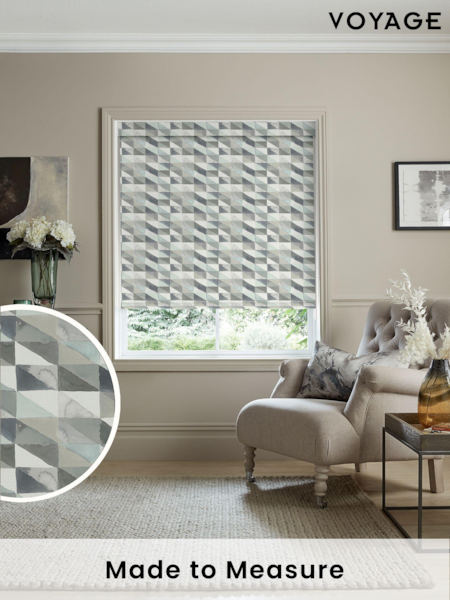 Voyage Natural Truffle Kerlaz Made to Measure Roller Blind (U72996) | £73