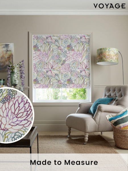 Voyage Sorbet Purple Althorp Made to Measure Roman Blind (U73068) | £89