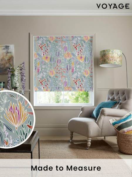 Voyage Egg Blue Masina Made to Measure Roman Blind (U73071) | £89