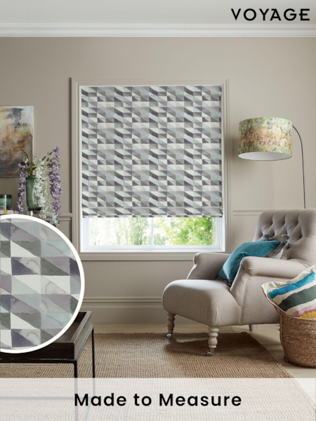 Voyage Amethyst Purple Kerlaz Made to Measure Roman Blind (U73089) | £89