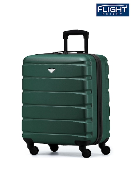 Flight Knight 56x45x25cm EasyJet Overhead 4 Wheel ABS Hard Case Cabin Carry On Hand Luggage (U73127) | £50