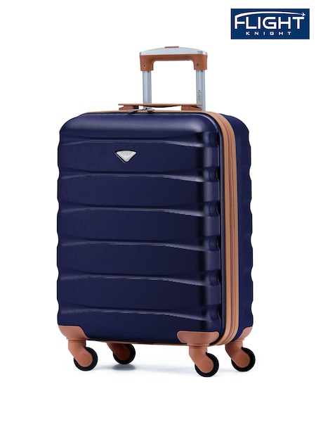 Flight Knight 55x40x20cm Ryanair Priority 4 Wheel ABS Hard Case Cabin Carry On Hand Luggage (U73130) | £50
