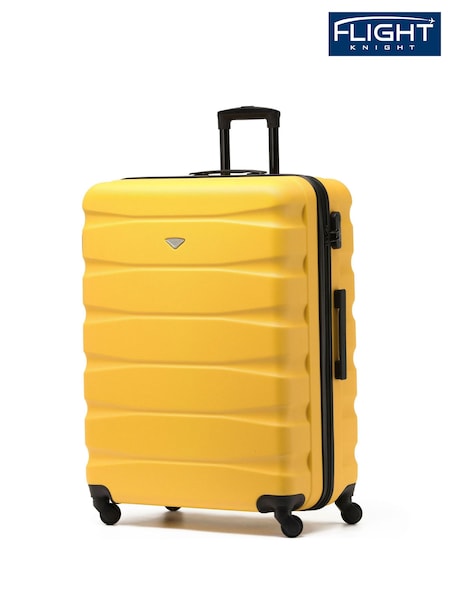 Flight Knight Large Hardcase Lightweight Check In Suitcase With 4 Wheels (U73160) | £80