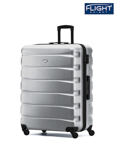Flight Knight Large Hardcase Lightweight Check In Suitcase With 4 Wheels (U73165) | £80