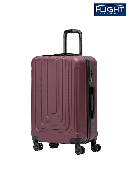 Flight Knight Medium Hardcase Lightweight Check In Suitcase With 4 Wheels (U73177) | £60