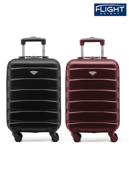 Flight Knight EasyJet Overhead 55x35x20cm Hard Shell Cabin Carry On Case Suitcase Set Of 2 (U73195) | £90