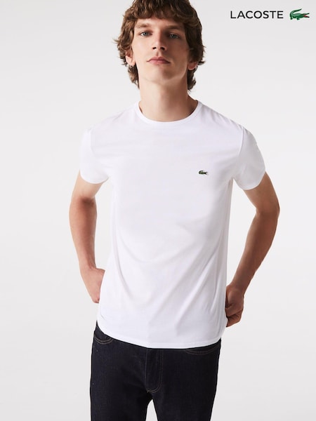Lacoste Luxury Pima 100% Cotton T-Shirt (U73607) | £55