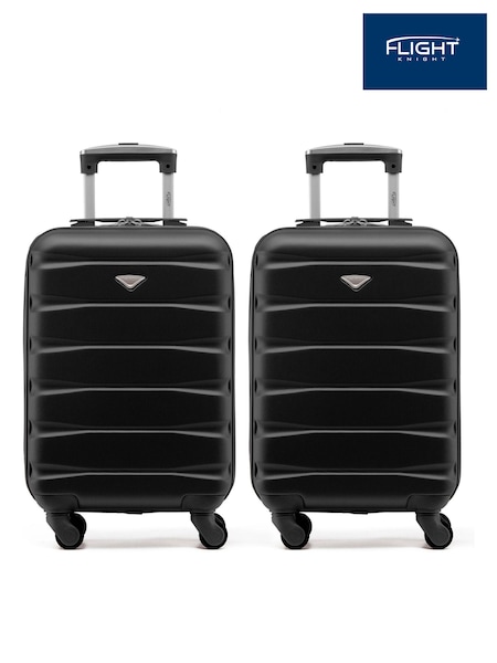 Flight Knight EasyJet Overhead 55x35x20cm Hard Shell Cabin Carry On Case Suitcase Set Of 2 (U74071) | £90