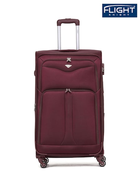 Flight Knight Large Softcase Lightweight Check In Suitcase With 4 Wheels (U74090) | £90