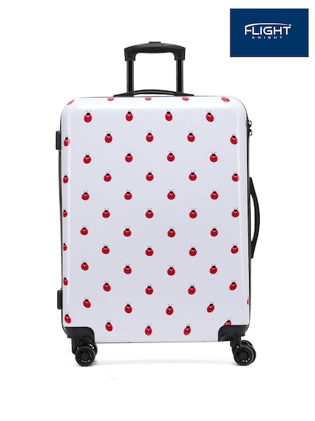 Flight Knight Large Hardcase Printed Lightweight Check In Suitcase With 4 Wheels (U74092) | £90
