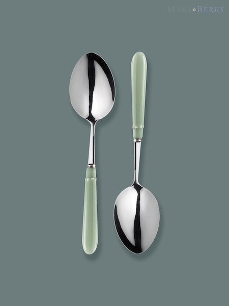 Mary Berry Set of 4 Light Green Signature Serving Spoons (U74644) | £34
