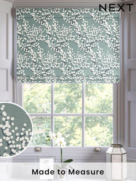 Blue Grove Made To Measure Roman 100% Cotton Blind (U75438) | £52