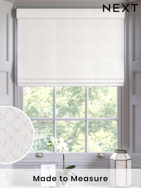 Cream Kyoto Made To Measure Roman Blind (U75467) | £79