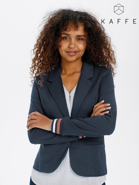 Kaffe Blue Kinnie Regular Fit Blazer (U75529) | £80