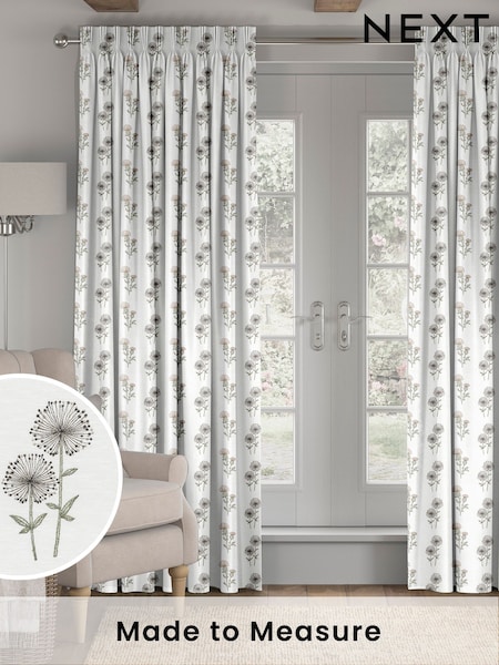 Caramel Cream Lincoln Made To Measure Curtains (U76048) | £119