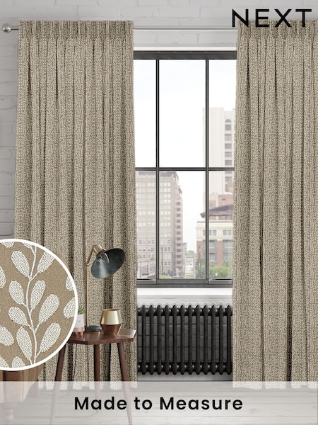 Olive Green Quincy Made To Measure Curtains (U76170) | £100