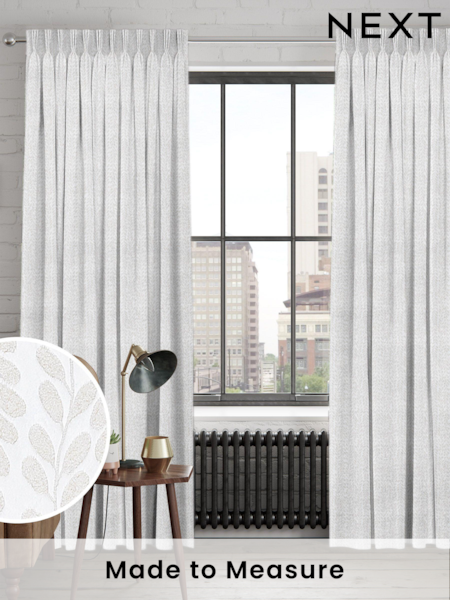 Oyster Cream Quincy Made To Measure Curtains (U76171) | £100