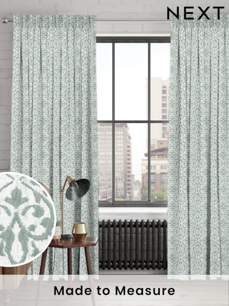 Sage Green Renna Made To Measure Curtains (U76174) | £100