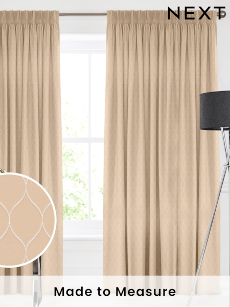 Champagne Gold Salli Made To Measure Curtains (U76179) | £100