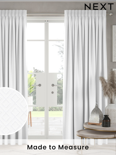 Ivory Cream Siciliy Made To Measure Curtains (U76190) | £100