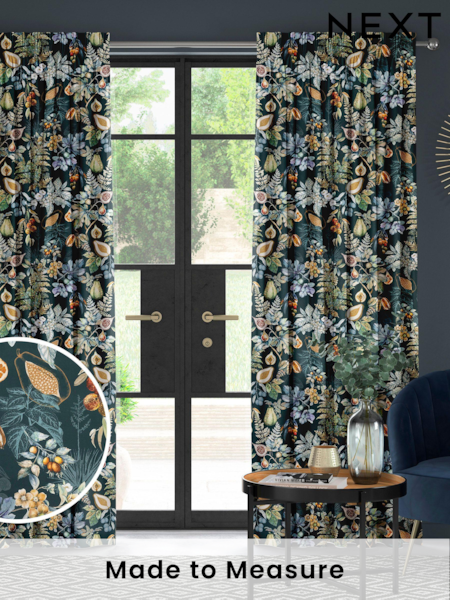 Forest Green Tulme Made To Measure Curtains (U76197) | £109