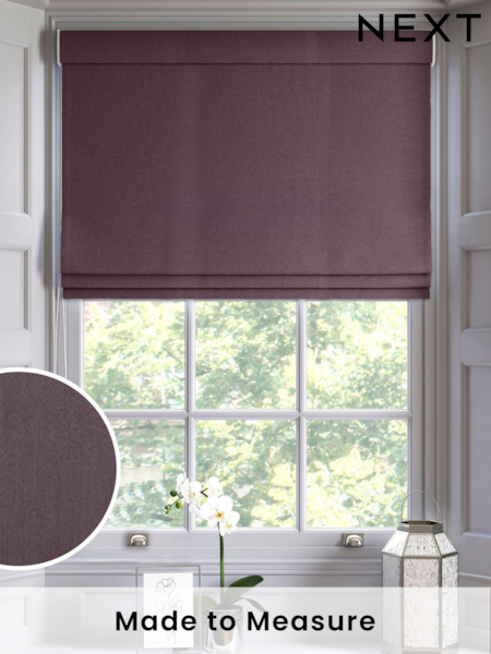 Purple Trella Made To Measure Roman Blind (U76682) | £79