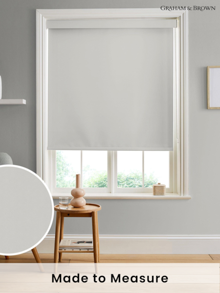 Graham & Brown Grey Barker Made to Measure Roller Blind (U77959) | £58