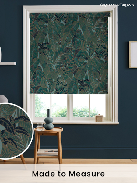 Graham & Brown Green Paradys Made to Measure Roller Blind (U77960) | £58