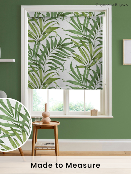 Graham & Brown Lush Green Yasuni Made to Measure Roller Blind (U77965) | £58