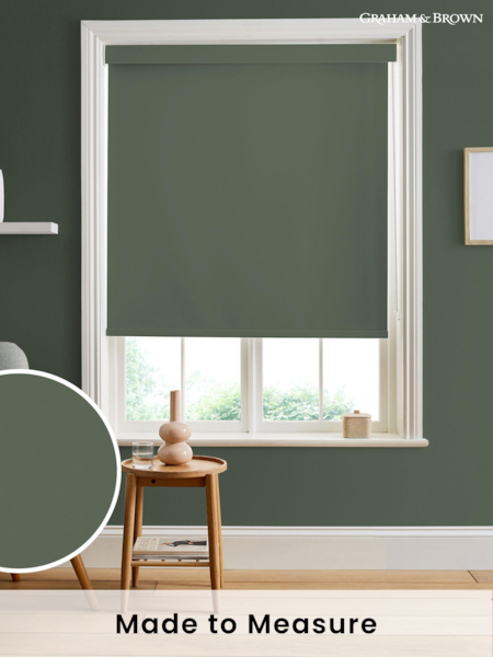 Graham & Brown Green Uluwatu Made to Measure Roller Blind (U77968) | £58