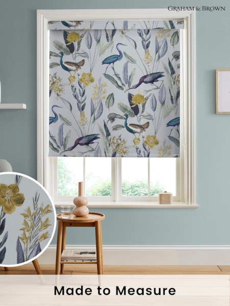 Graham & Brown Soft Grey Glasshouse Made to Measure Roller Blind (U77977) | £58