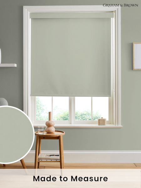 Graham & Brown Whirl Green Whirl Made to Measure Roller Blind (U78113) | £58