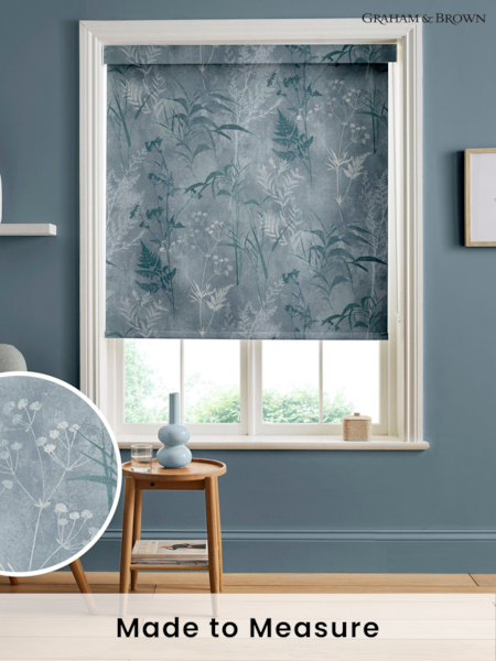 Graham & Brown Sky Blue Restore Made to Measure Roller Blind (U78149) | £58