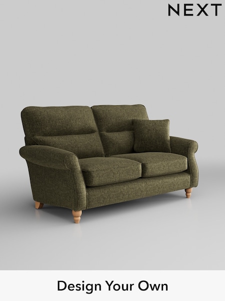Plush Chenille/Moss Green Ashford Highback (U79384) | £1,325