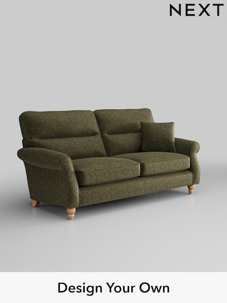 Plush Chenille/Moss Green Ashford Highback (U79384) | £1,425