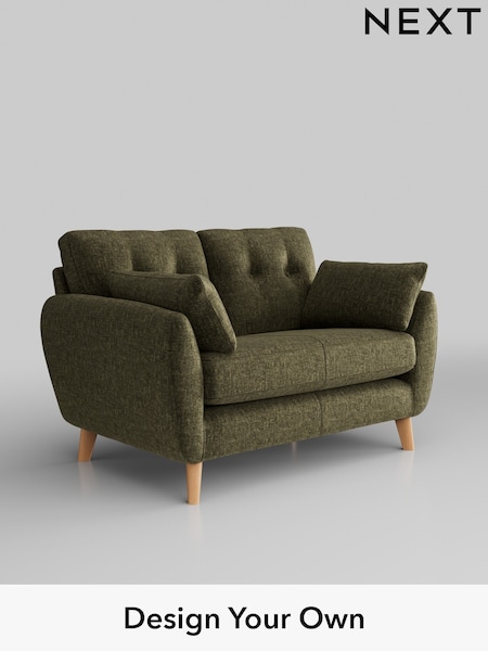Plush Chenille/Moss Green Wilson Buttoned Back (U79421) | £850